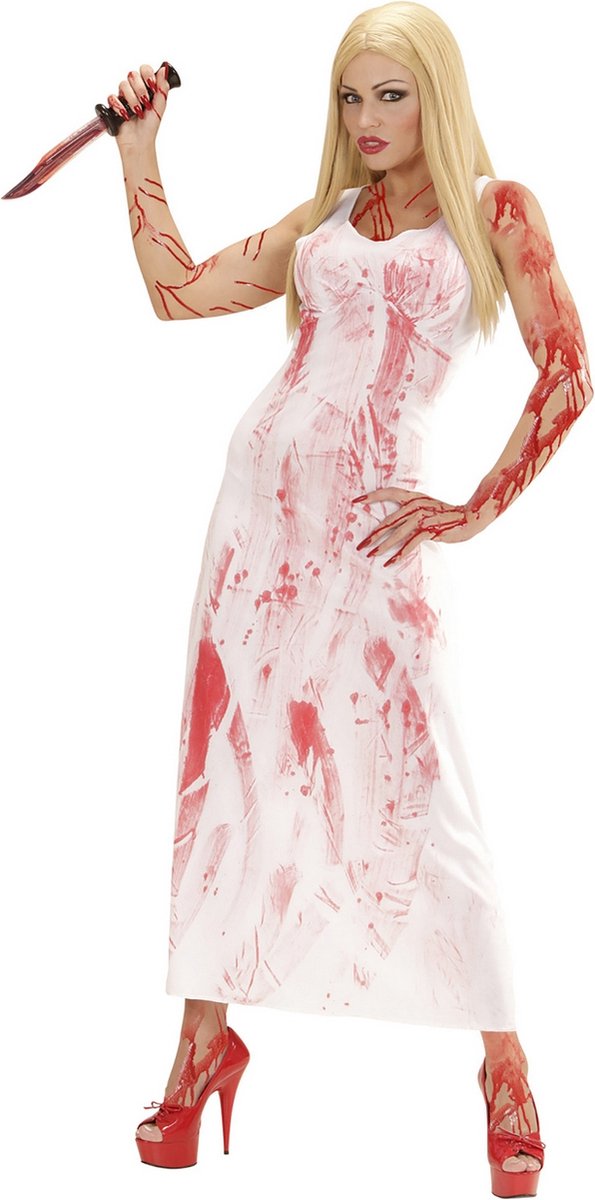 Vegaoo bloodied murderess halloween costume for women - fancy dress - large