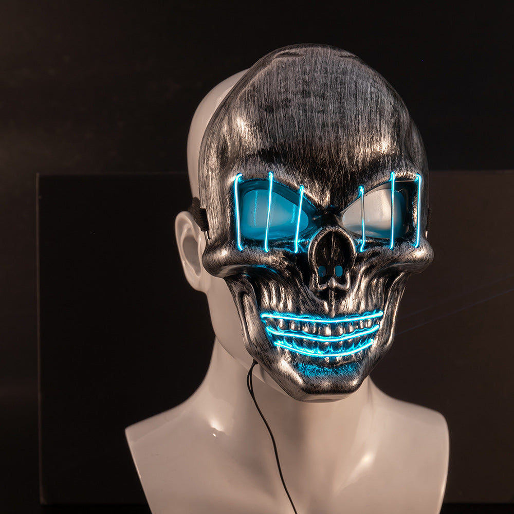 LED Halloween Face Mask Luminous Skull Cold Light Masks | Masks | Outdoor Decor - Lighting & Fog