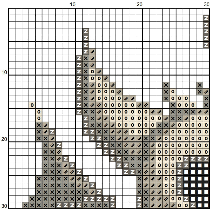 Bathroom Ghost - PDF Cross Stitch Pattern