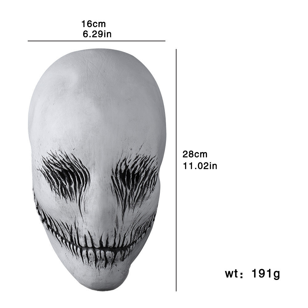 Halloween Ghost Latex Mask Masquerade Party Horror Headgear - Discount Halloween City