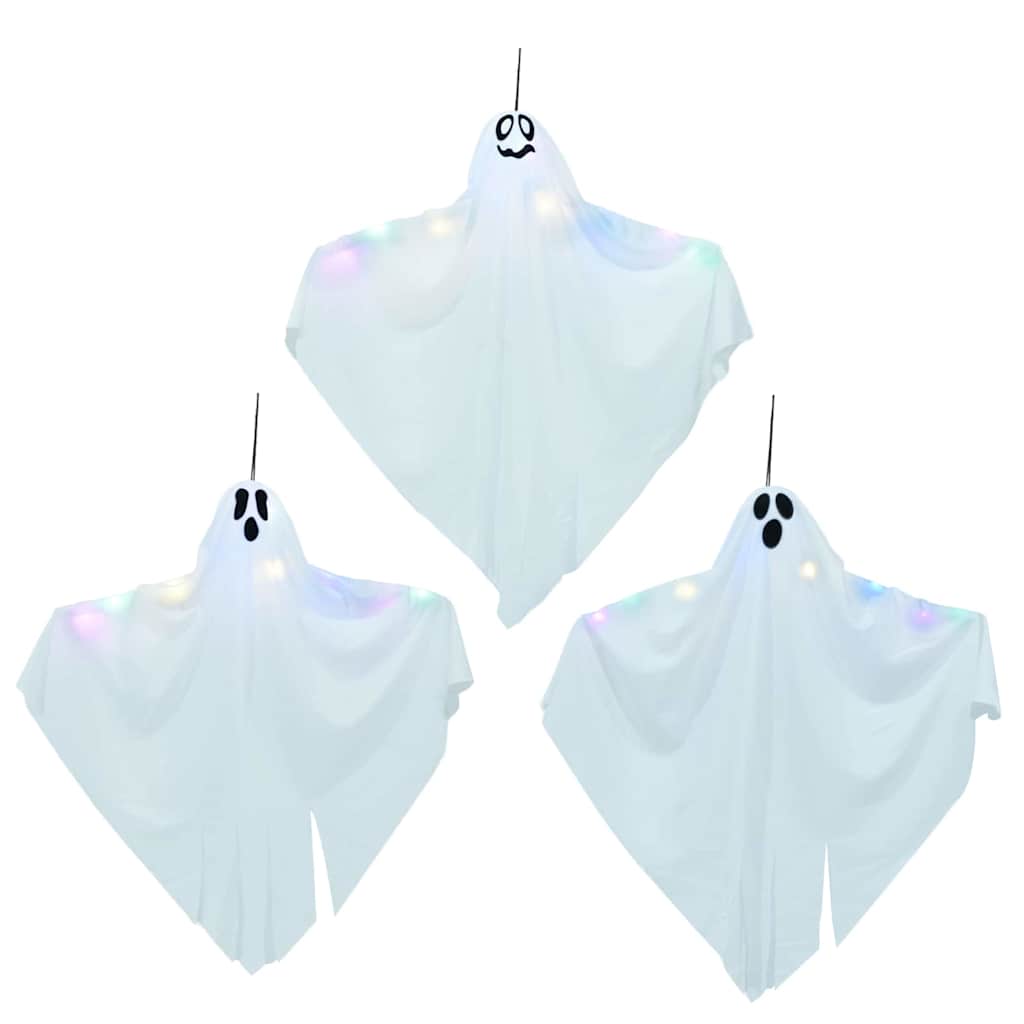 Hanging Halloween Ghost with 3 Leds - Discount Halloween City