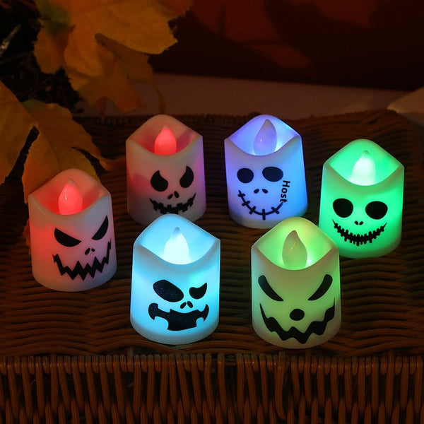 LED Horror Atmosphere Halloween Electronic Candle - Discount Halloween City