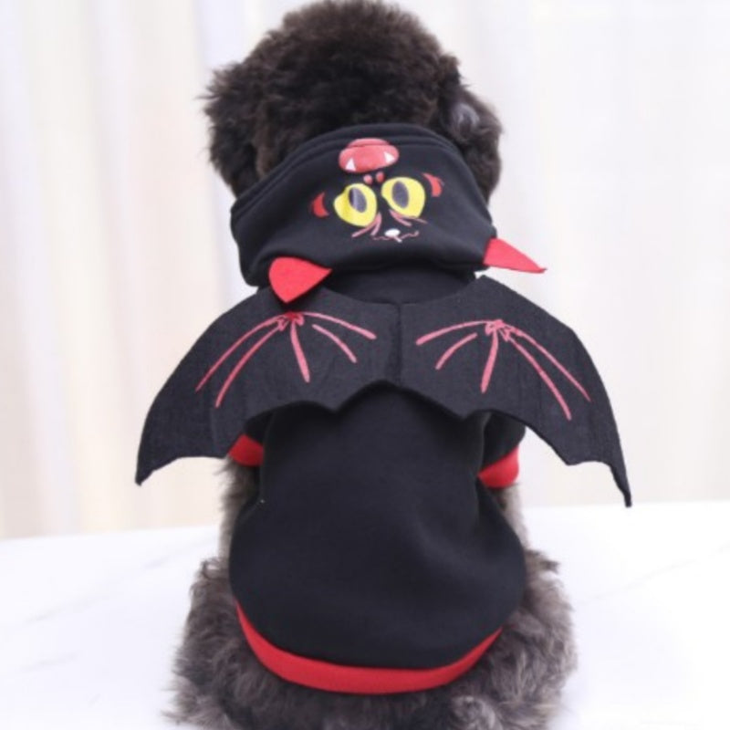 Halloween Pet Funny Black Skull Horror Make-up Cat - Discount Halloween City
