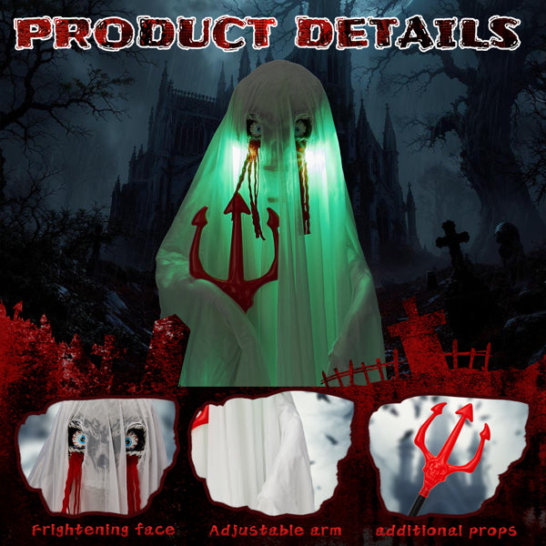 4.3ft Halloween Decorations Outdoor Life Size Animatronics - View 6