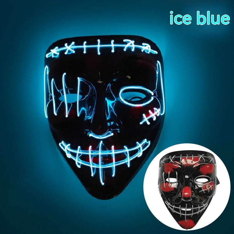V-shaped Halloween Luminous Mask LED - Discount Halloween City