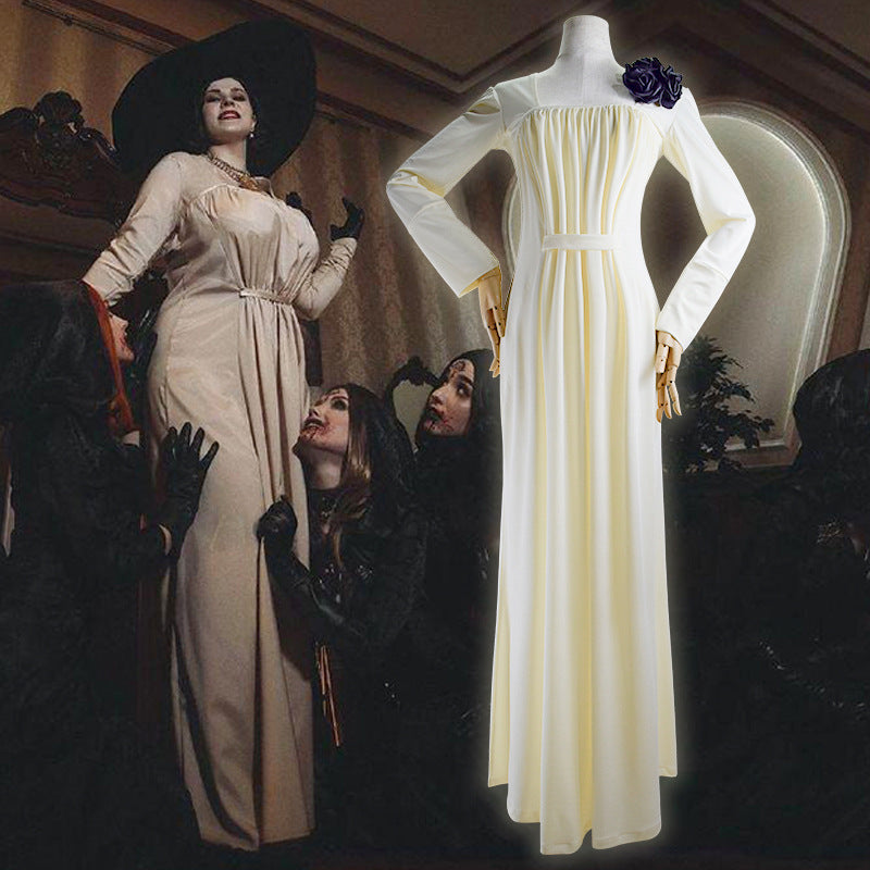 Men's Women's's White Vampire Dress Costume