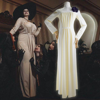 Men's Women's's White Vampire Dress Costume