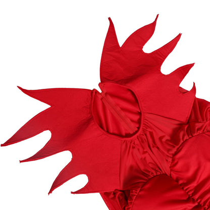 Red Halloween Long Sleeve Evil Women's Devil Costume - Discount Halloween City
