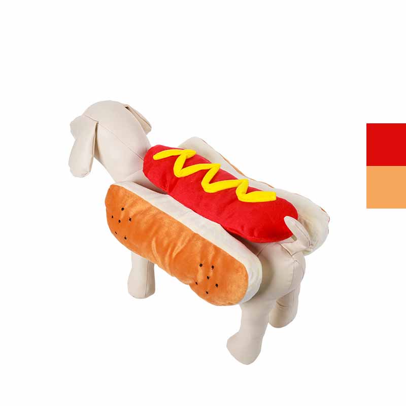 Funny Halloween Costumes for Dogs Puppy Pet Clothing Hot Dog - Discount Halloween City
