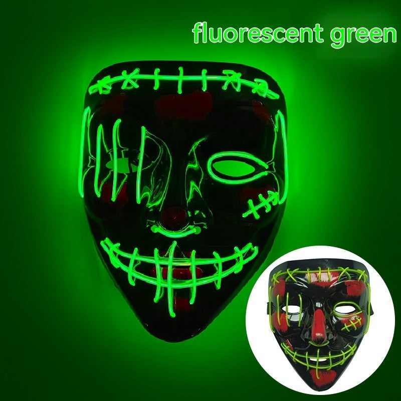 V-shaped Halloween Luminous Mask LED - Discount Halloween City