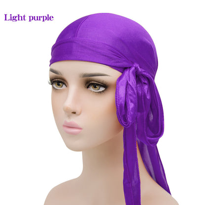 Unisex Satin Long Tail Headwrap Stretchy Pirate Hat and Hip - Discount Halloween City