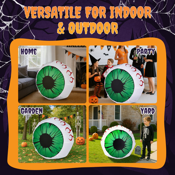 2-Piece 3-Ft Green Eyeball Halloween Decoration Set - product image 10