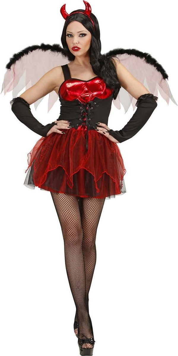 Vegaoo sexy red devil halloween costume for women - fancy dress - medium-0