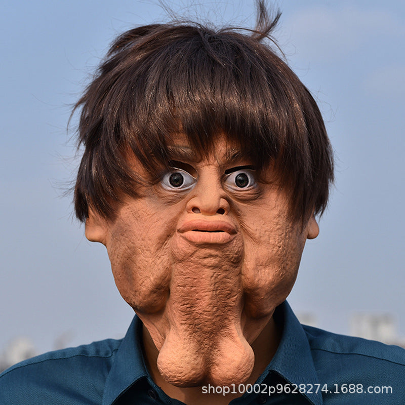 Halloween Strange People's Chin Double Chin Funny Horror - Discount Halloween City