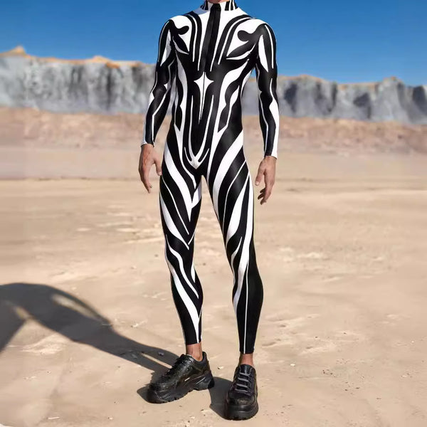 Halloween Tights 3D Digital Printing Cosplay One-piece Play - Discount Halloween City