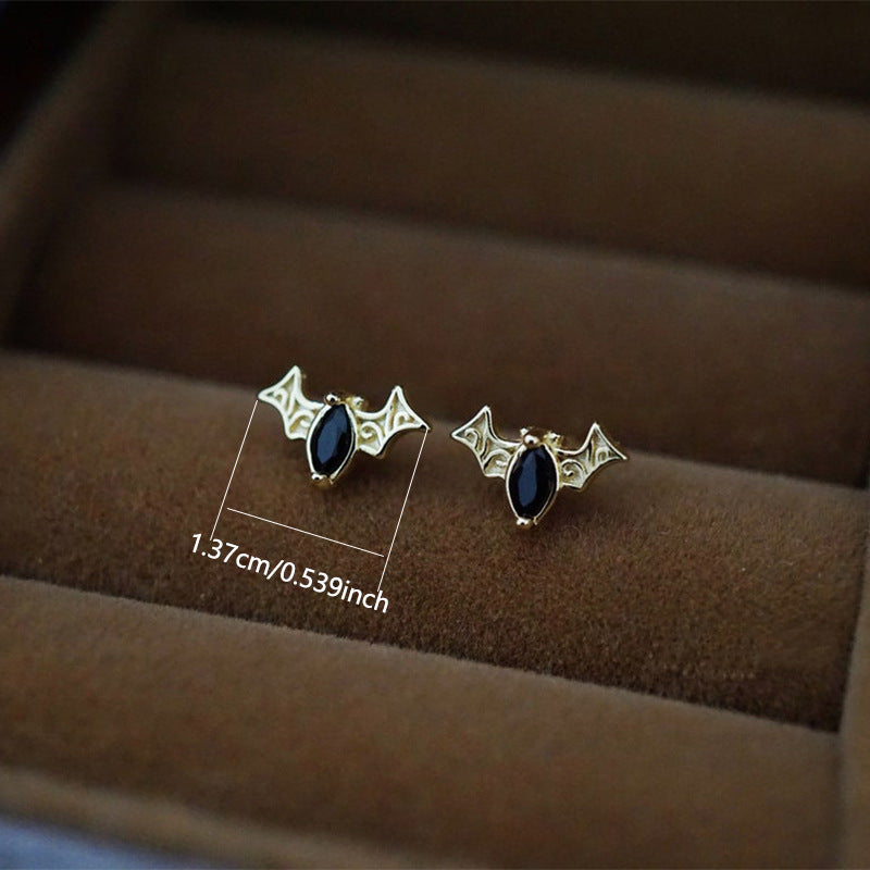 Women's Bat Vintage Earrings - alternate view 2