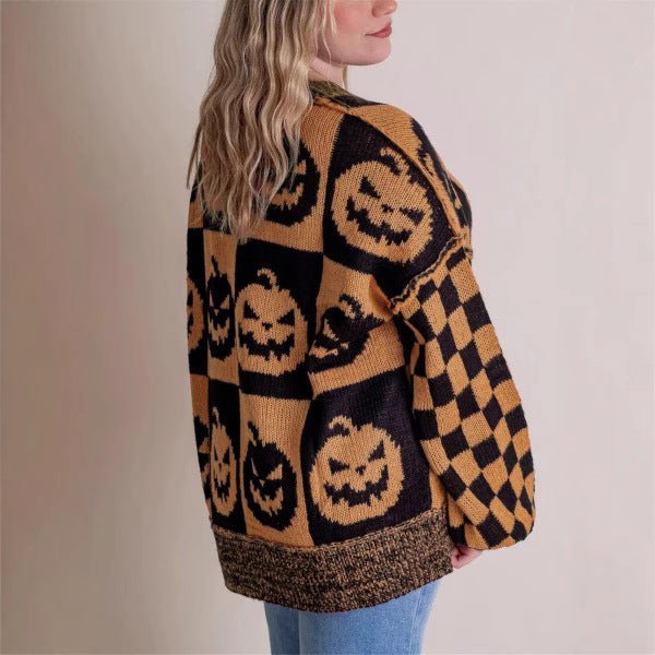Halloween Loose Autumn and Winter Sweater - product image 4