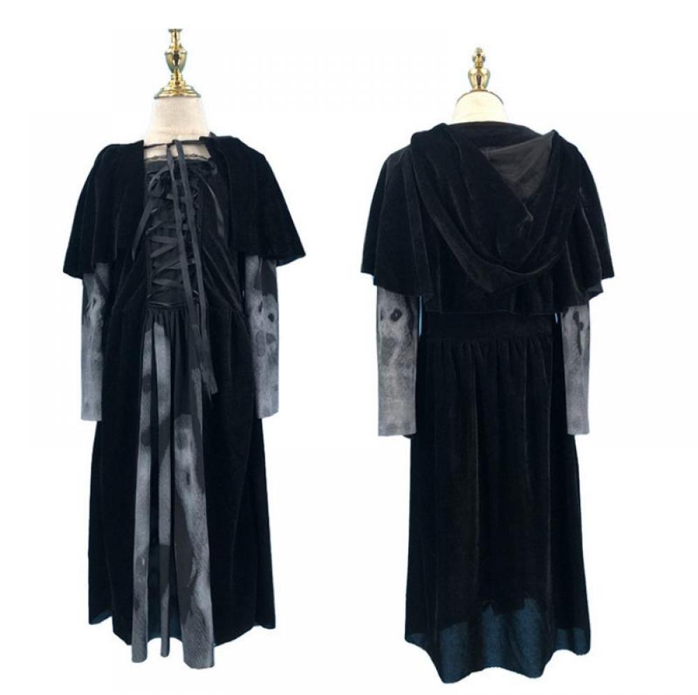 Halloween Women's Medieval Gothic Witch Horned Dark Fairy Queen Horror - Discount Halloween City