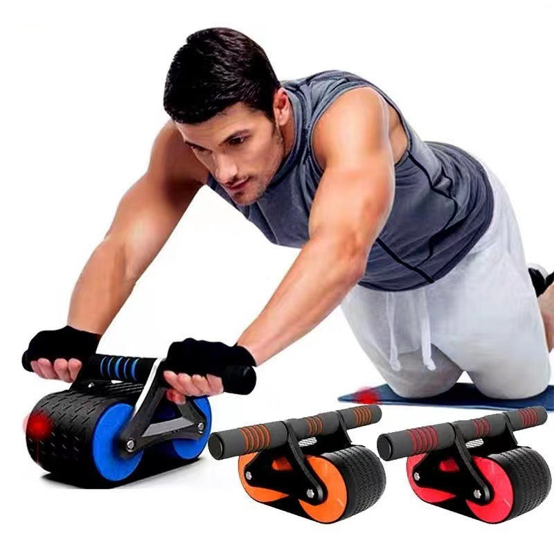 Double Wheel Abdominal Exerciser Women's Men Automatic - product image 3