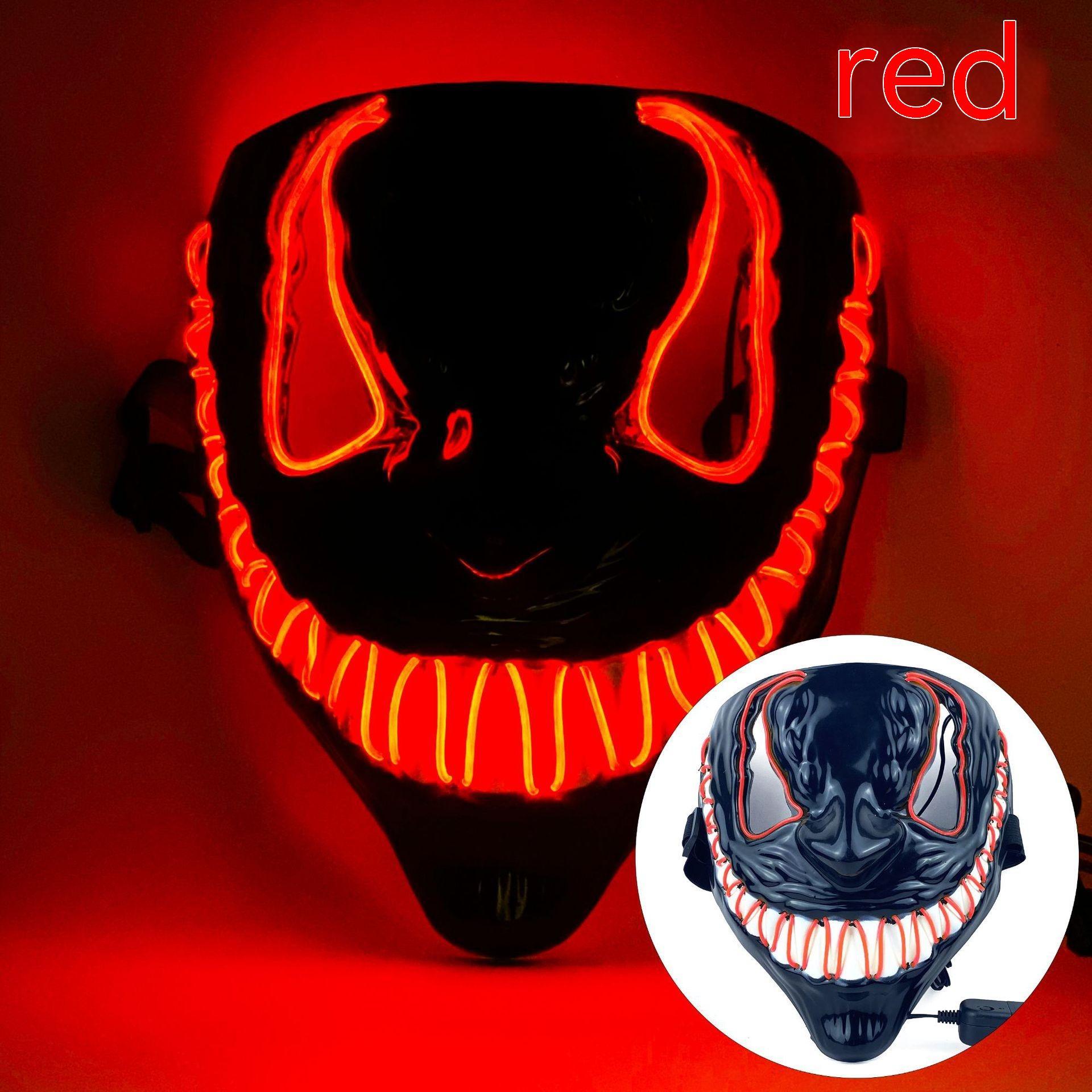 Halloween Horror LED Luminous Mask Dance Party - Discount Halloween City