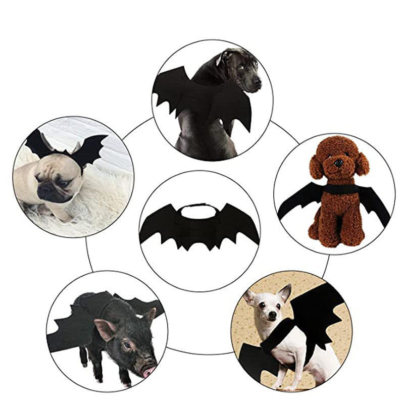 Halloween Pet Cat Small Dogs Bat Wings Cat Wings Accessories - Discount Halloween City