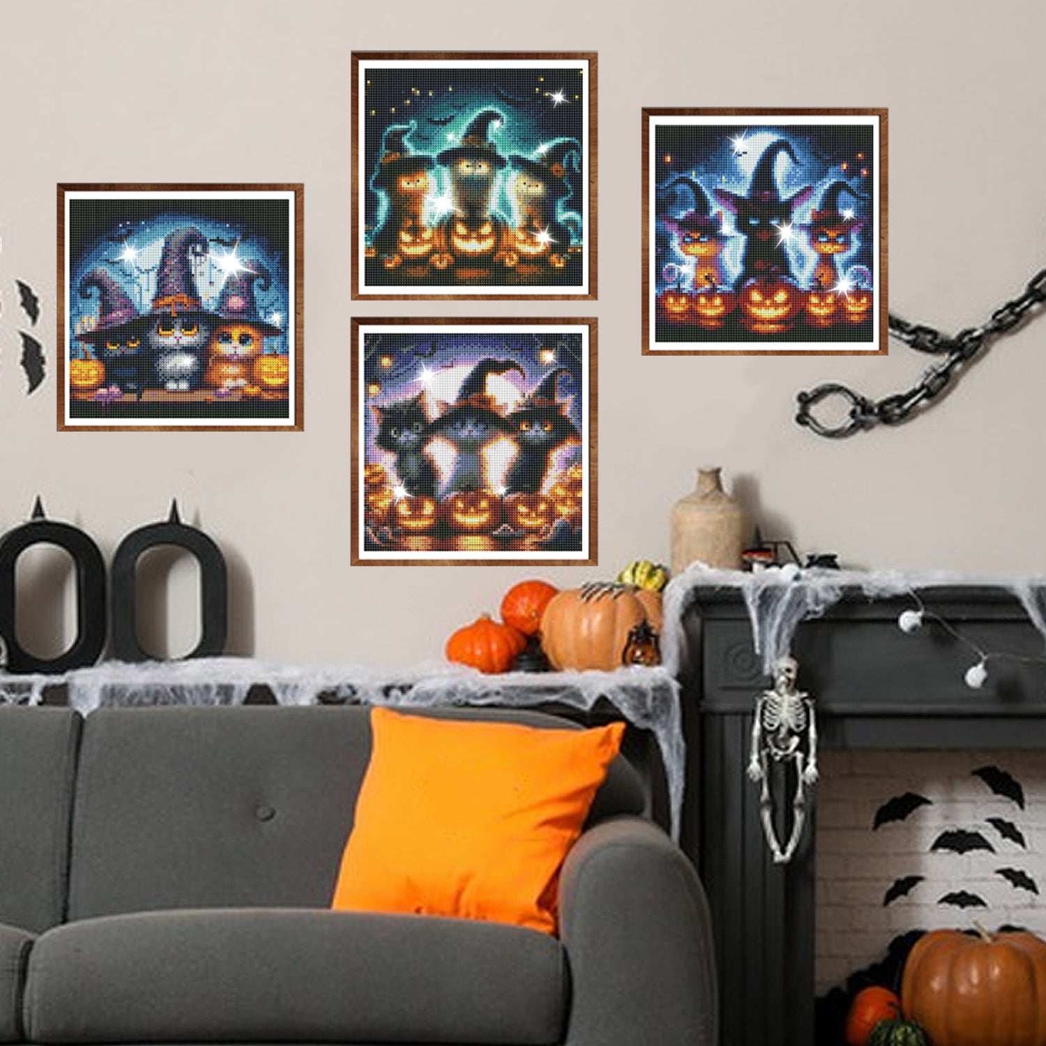4 Pack Halloween Diamond Kit - Discount Halloween City