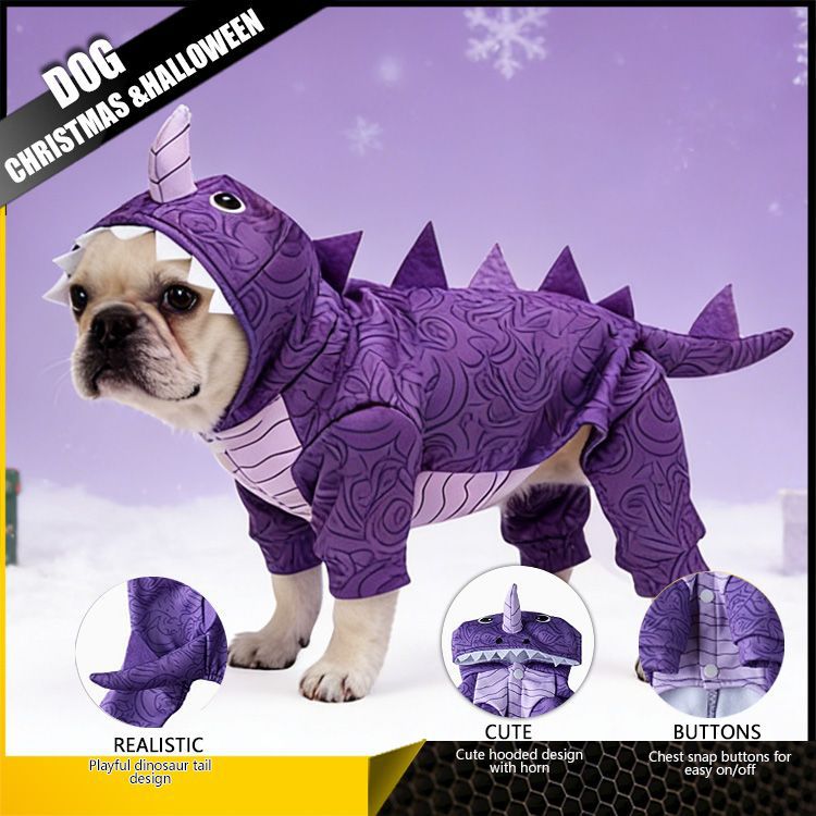 Christmas Pet Costume Clothes Small and Medium Dog Halloween - Discount Halloween City