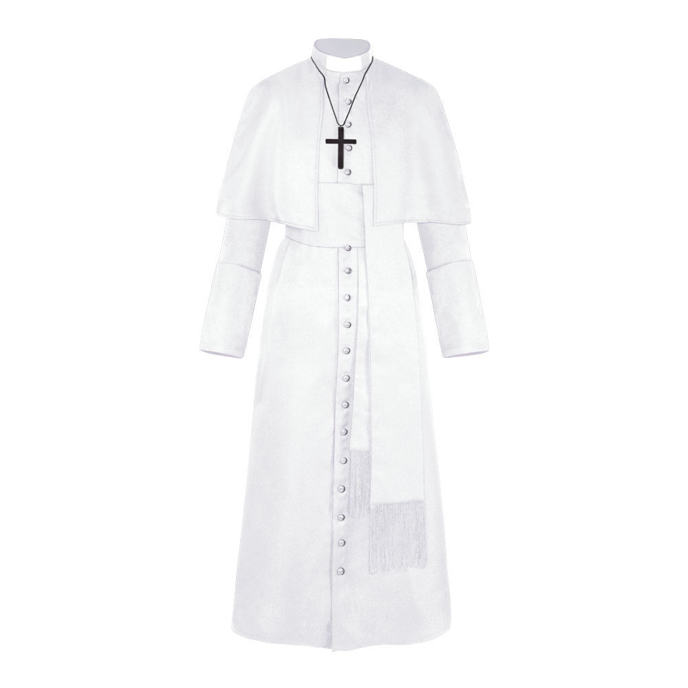 Halloween Priest Medieval Retro Costume - Costumes