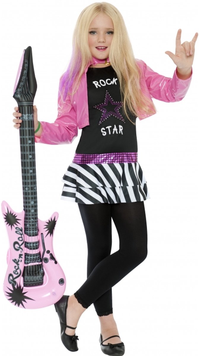 Vegaoo rock star outfit for girls - kids costumes - 122 134-0