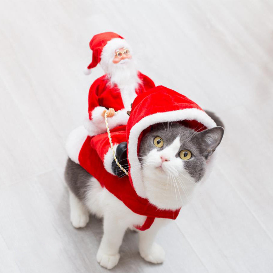 Fashion Christmas Clothes Green Elf Pet Dog Christmas - Discount Halloween City