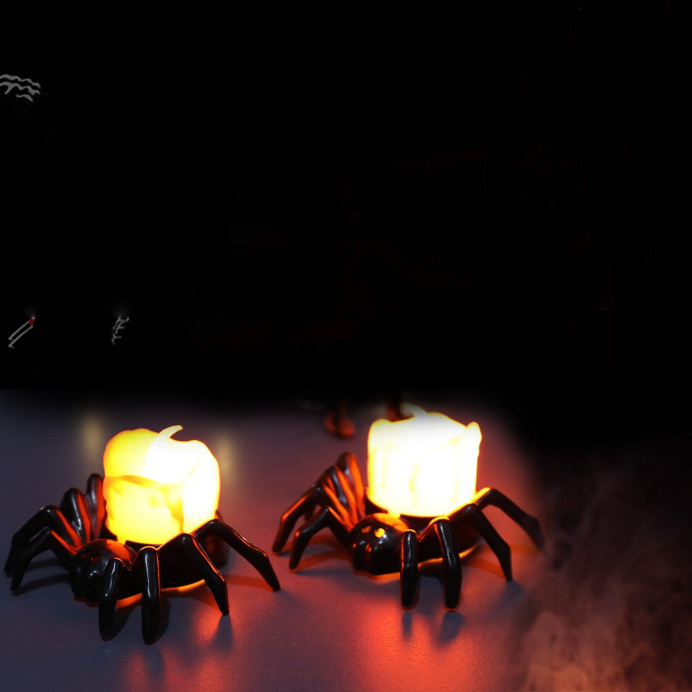 Halloween Festival Atmosphere Spider Candlestick Ornaments - Discount Halloween City