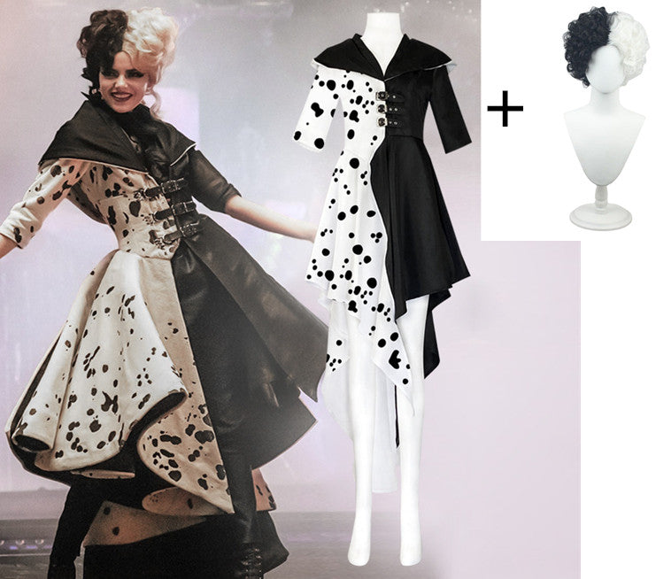 Halloween Costume Evil Queen Black White Dress Jacket - product image 7