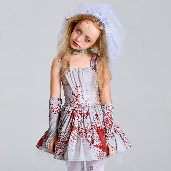 Halloween Costume Kids' Gray Pettiskirt - Discount Halloween City