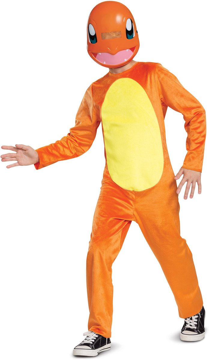 Disguise vegaoo - classic pokémon charmander costume for kids-0