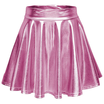 Cos Halloween Performance Costume Shiny Horn Pleated Mini - Costumes