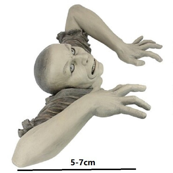 Halloween Resin Ornaments Amazon Swamp Zombie Outdoor Garden Statue - Discount Halloween City