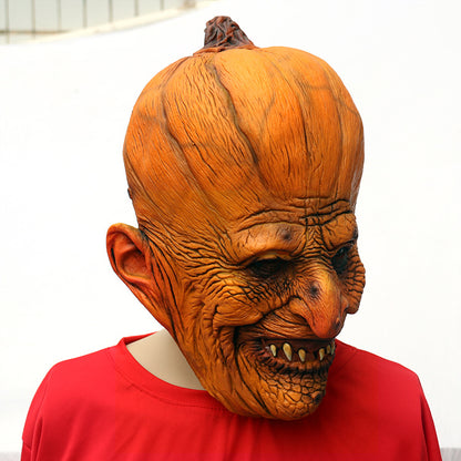 Halloween Easter Pumpkin Cosplay Latex Mask Scary Carnival - Discount Halloween City