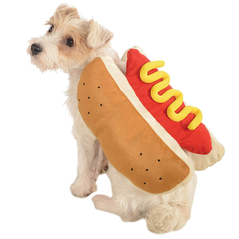 Funny Halloween Costumes for Dogs Puppy Pet Clothing Hot Dog - Discount Halloween City