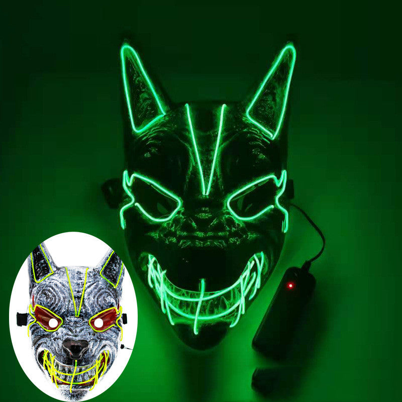 Halloween LED Streamer Full Face Masks for Men and - Discount Halloween City