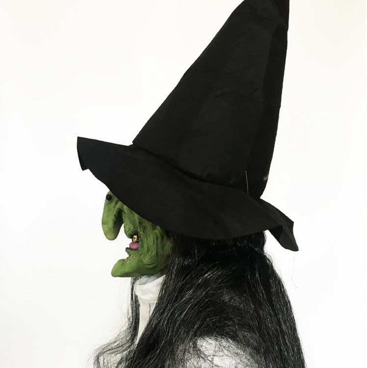 Halloween Long Hair Grimace Mask - Discount Halloween City