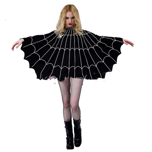 Halloween Women's Spider Web Costume Ball Cloak - Discount Halloween City