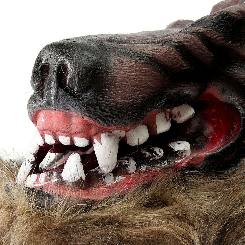 Vinyl Wolf Head Halloween Mask - product image 4