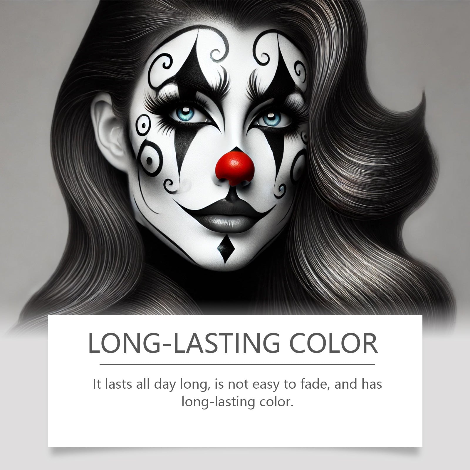 Halloween Palette Suit Full Coverage Painted Foundation Makeup Clown Colorful Color Palette - Discount Halloween City