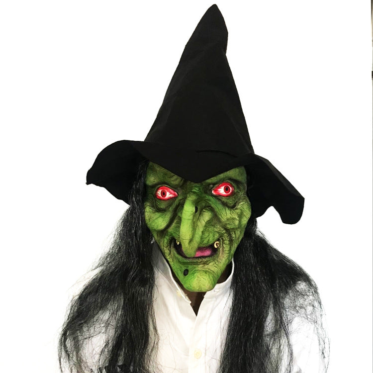 Halloween Long Hair Grimace Mask - Discount Halloween City