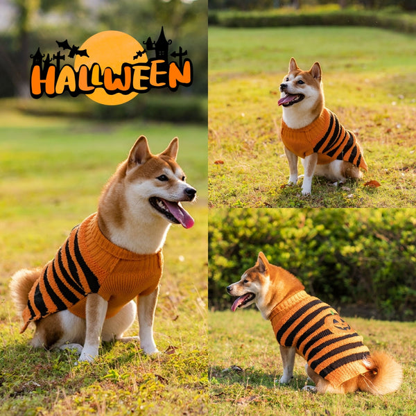 Halloween Dog Sweaters Pet Costume Teddy Warm Leisure - Discount Halloween City