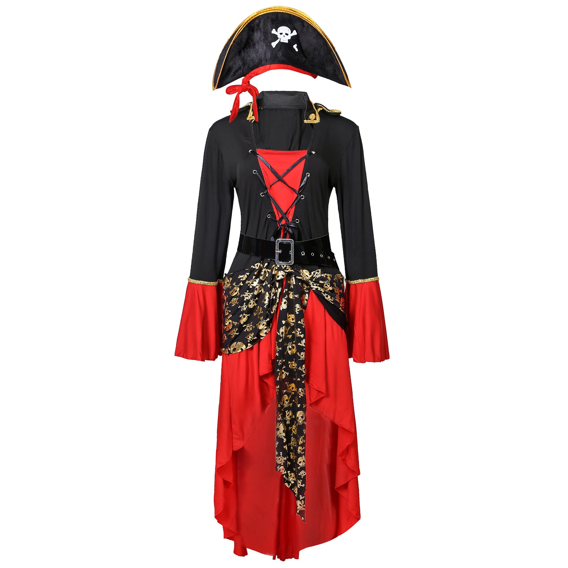 Plus-size Women's Pirate Costume for Halloween European and - Discount Halloween City