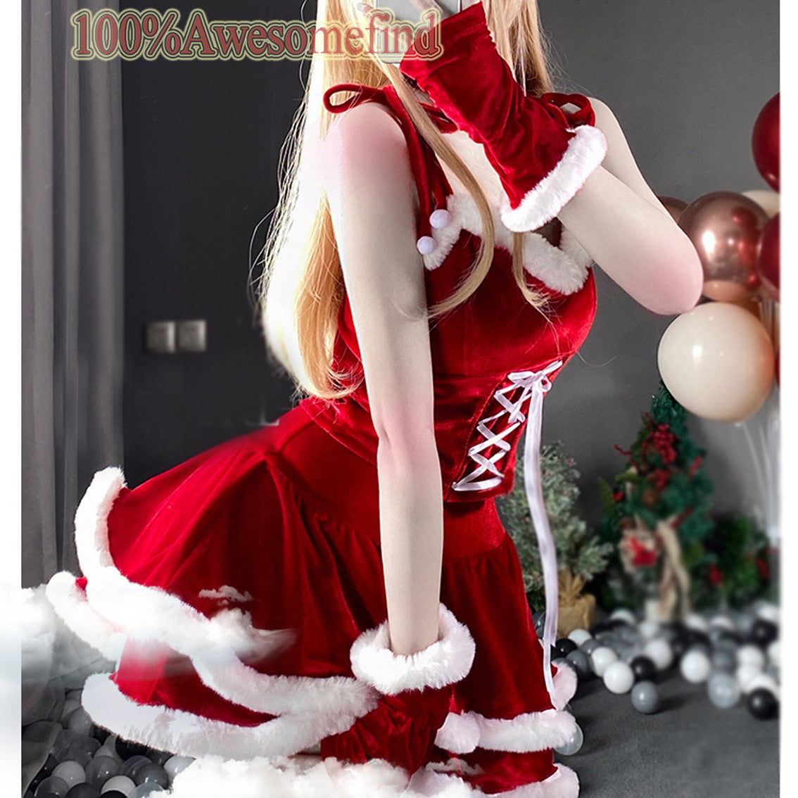 Halloween Costume Maid Uniform Temptation Sexy Little Wild | Hats | Gloves - Costumes
