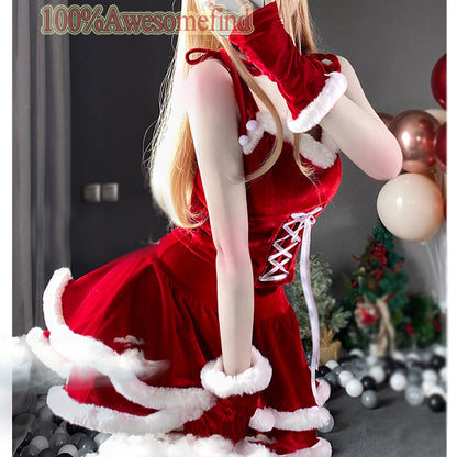 Halloween Costume Maid Uniform Temptation Sexy Little Wild | Hats | Gloves - Costumes