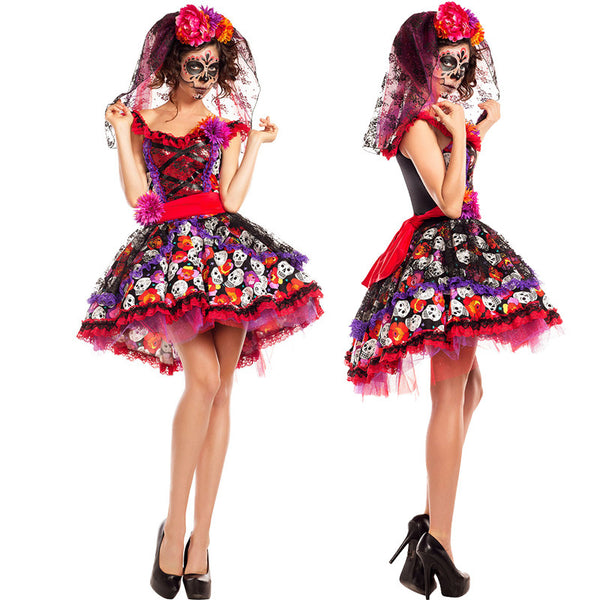 Skeleton Ghost Zombie Demon Halloween Costume