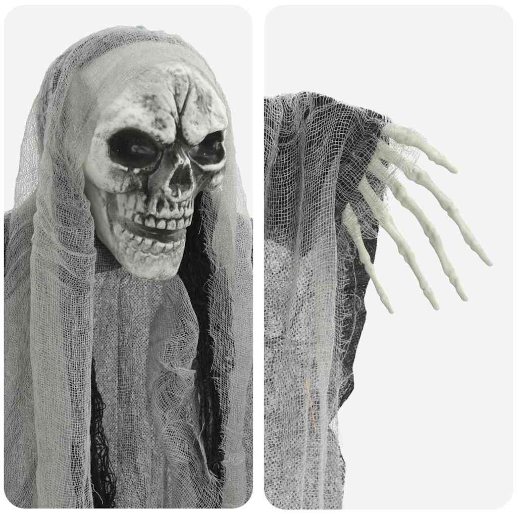 Hanging Halloween Ghost 3 Pcs Black 26 × 43.3 in (66 × 110 cm) Polyester - Discount Halloween City